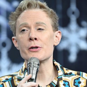 NEW YORK, NEW YORK - NOVEMBER 21: Clay Aiken performs on "Good Day New York" on November 21, 2024 in New York City. (Photo by Michael Simon/Getty Images)