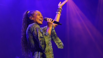 NASHVILLE, TENNESSEE - MAY 28: Allison Russell performs at the Ryman Auditorium on May 28, 2025 in Nashville, Tennessee. (Photo by Jason Kempin/Getty Images)