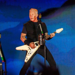 AUCKLAND, NEW ZEALAND - NOVEMBER 19: James Hetfield of Metallica performs at Eden Park on November 19, 2025 in Auckland, New Zealand. (Photo by Dave Simpson/WireImage)