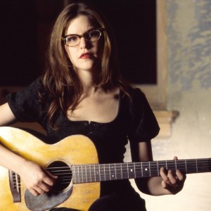 View of American Pop musician Lisa Loeb as she performs in the music video for her song, 'Stay,' March 28, 1994. (Photo by Gary Gershoff/Getty Images)