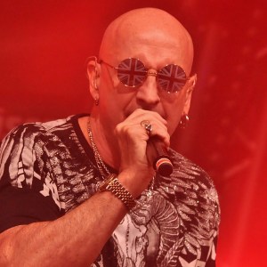 VIENNA, AUSTRIA - OCTOBER 05: Richard Fairbrass of Right Said Fred performs on stage in Vienna during the Wiener Wiesn Fest at Kaiserwiese Prater on October 5, 2016 in Vienna, Austria. (Photo by Manfred Schmid/Redferns)
