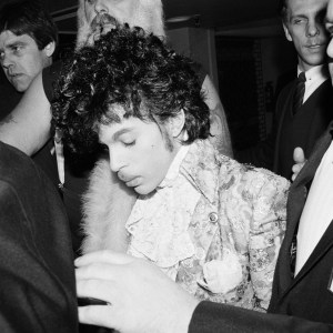 Prince, american singer, pictured at the British Phonographic Industry, BPI Awards, aka Brit Awards, at Grosvenor House, London, 12th February 1985. He collected two awards, Best International Solo Artist and Best Soundtrack/Cast Recording for Purple Rain. (Photo by Peter Stone/Mirrorpix/Getty Images)