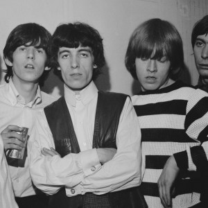 The Rolling Stones at Television House, London, for an appearance on the TV show, 'Ready Steady Go!' 26th June 1964. Left to right: Mick Jagger, Keith Richards, Bill Wyman, Brian Jones (1942 - 1969) and Charlie Watts. (Photo by Stanley Bielecki/ASP/Getty Images)