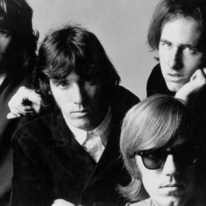 A promotional portrait of American rock group The Doors, New York City, November 1966. Left to right: Jim Morrison, John Densmore, Ray Manzarek, and Robbie Krieger. (Photo by Michael Ochs Archives/Getty Images)