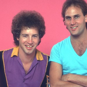 Tommy Heath and Jim Keller of the rock band 'Tommy Tutone' pose for a studio portrait session in 1981 in Los Angeles, California. (Photo by Michael Ochs Archives/Getty Images)