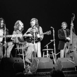 Crosby, Stills, Nash & Young perform at Olympia Stadium on June 12, 1970 in Detroit, Michigan. Photo by Tom Copi/Michael Ochs Archives/Getty Images)