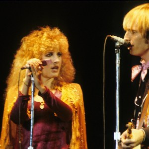 1981: Musicians Tom Petty & Stevie Nicks perform onstage in 1981. (Photo by Larry Hulst/Michael Ochs Archives/Getty Images)