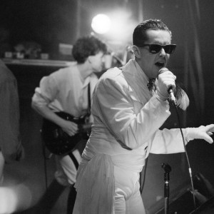 Frankie Goes To Hollywood, performing in Washington during their US tour, 8th November 1984. (Photo by Mike Maloney/Mirrorpix/Getty Images)