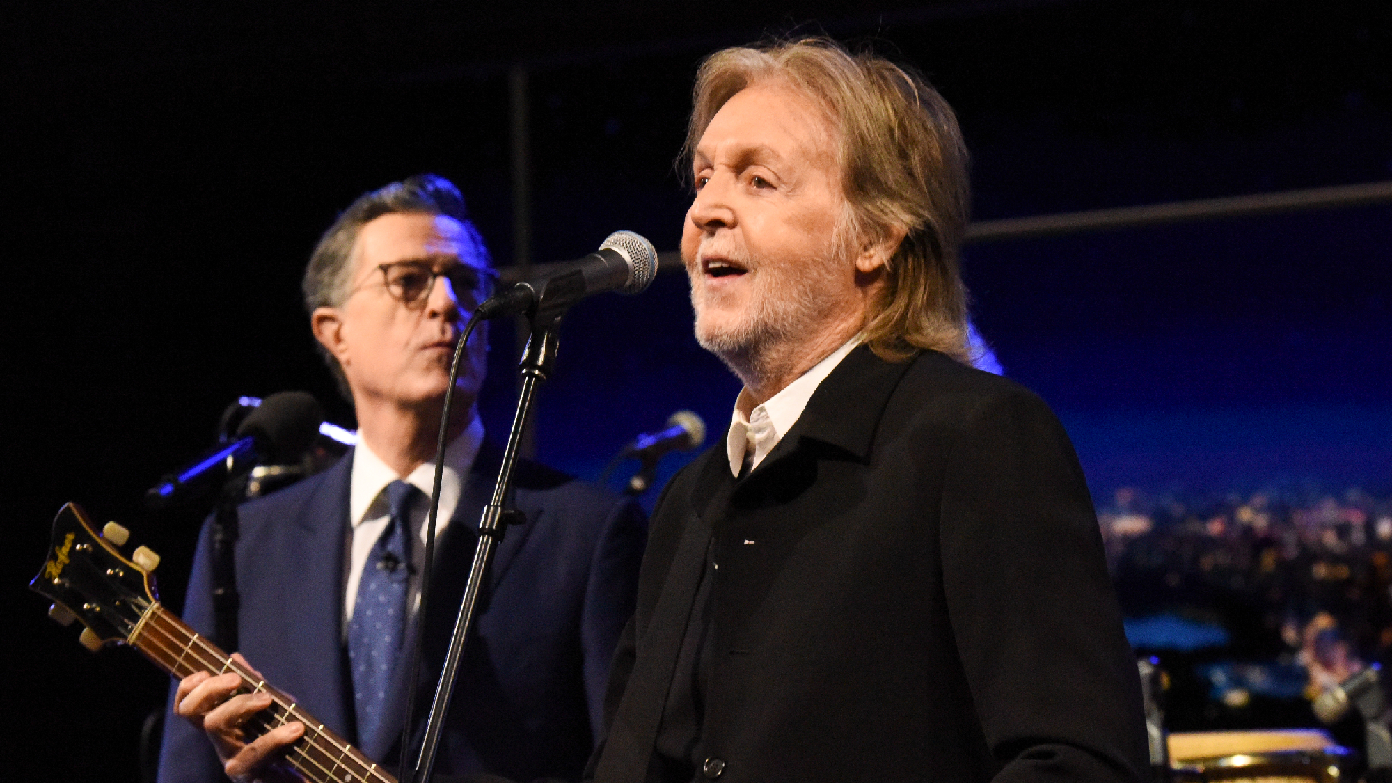 Paul McCartney Caps off Stephen Colbert’s ‘Late Show’ Journey With Special Performance of “Hello Goodbye”