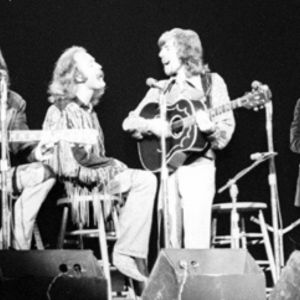 Crosby, Stills, Nash and Young performing