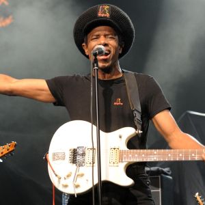 One-hit wonder protest song "Electric Avenue" singer Eddy grant performing