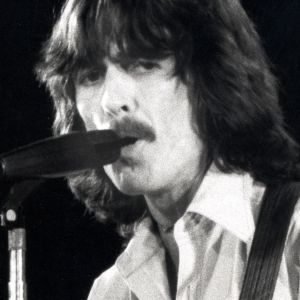 George Harrison performing in the 1970s