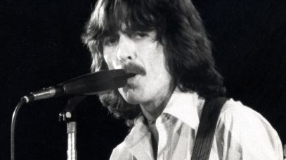 George Harrison performing in the 1970s