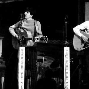 The Byrds performing at the Grand Ole Opry in 1968
