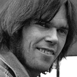 Neil Young smiling