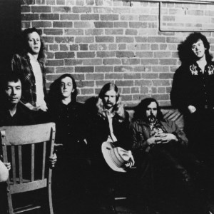 Commander Cody & His Lost Planet Airmen, group portrait, 1972. (Photo by Gilles Petard/Redferns)