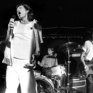 WORCESTER, MA - 1974: Charlie Watts performing with the Rolling Stones at Sir Morgans Cove, Worcester, MA September 17, 1981 (Ron Pownall/Getty Images)