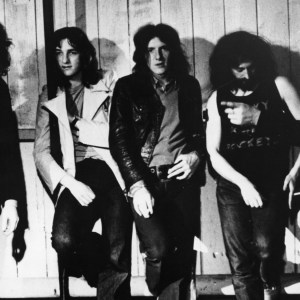 1971: (L-R) Dave Winthrop, Roger Hodgson, Frank Farrell, Rick Davies, Kevin Currie of the rock band "Supertramp" pose for a portrait in 1972. (Photo by Michael Ochs Archives/Getty Images)
