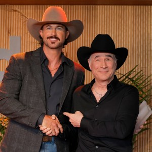 Riley Green and Clint Black