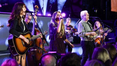 Molly Tuttle, Carly Pearce, and Rick Skaggs