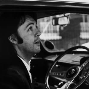 Singer songwriter Paul McCartney leaving the Apple headquarters in Savile Row, London, 19th April 1969. (Photo by McCarthy/Daily Express/Getty Images)
