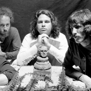 The Doors L-R Ray Manzarek, Robby Krieger, Jim Morrison and John Densmorer pose for a portrait circa 1968 in Hollywood, California. (Photo by Edmund Teske/Michael Ochs Archives/Getty Images)