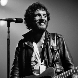 UNITED STATES - OCTOBER 11: REDBANK Photo of Bruce SPRINGSTEEN, Bruce Springsteen performing on stage - Born to Run Tour, 27 (Photo by Fin Costello/Redferns)