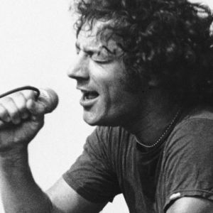 Brian Johnson singing