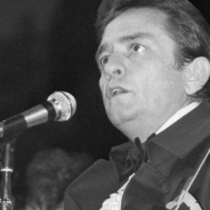 Johnny Cash performing