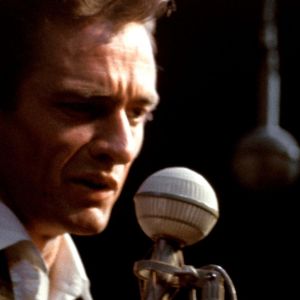 Johnny Cash performing in 1964