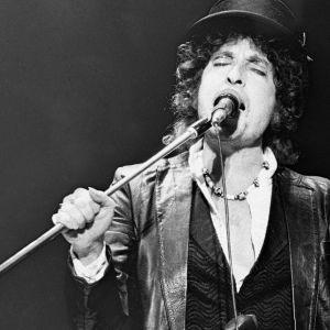 Bob Dylan performing in 1978