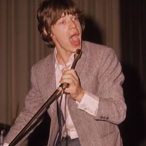 Mick Jagger performing in 1960