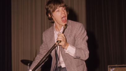 Mick Jagger performing in 1960