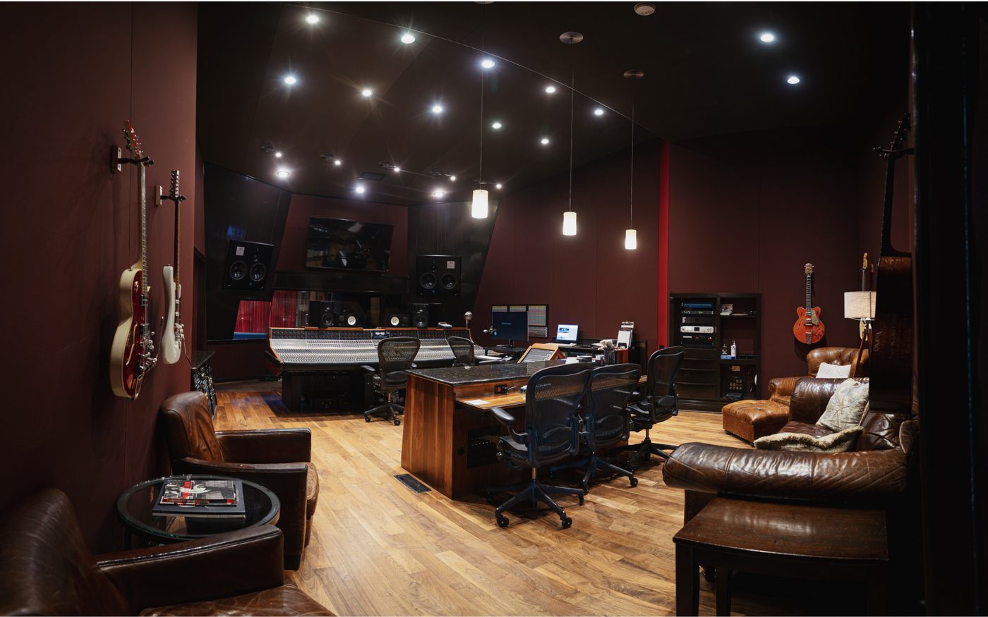 Studio D control room at Blackbird Studio, Nashville