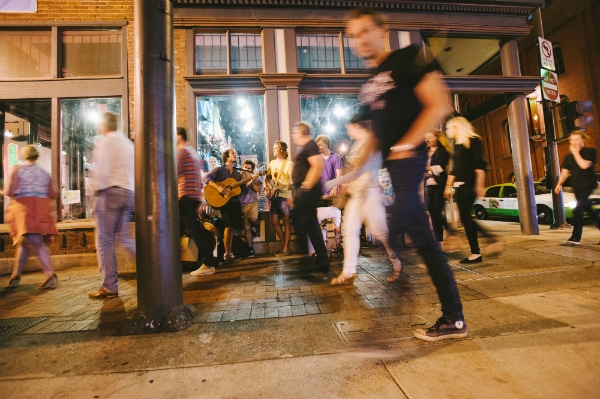 Nashville's Lower Broadway.