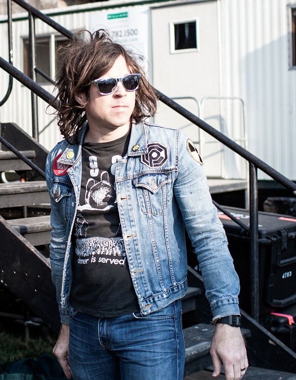 Backstage at Newport Folk Festival. July 2014.
