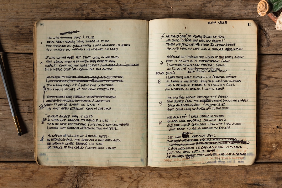 Guy wrote "Let Him Roll" after he nailed himself in a bedroom to escape Susanna and Townes