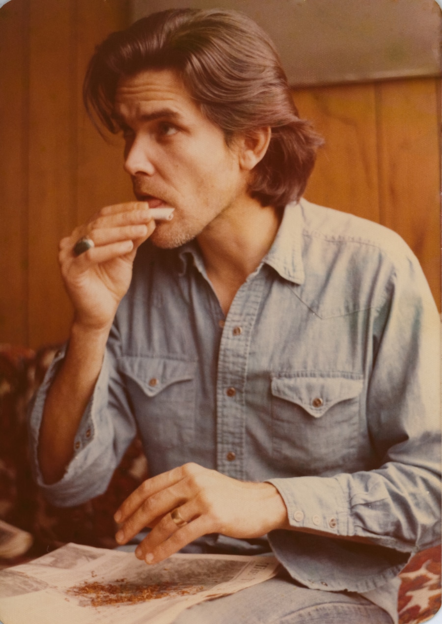 Guy Clark, expert cigarette roller. Courtesy Guy Clark