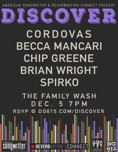 December’s DISCOVER Event at Nashville’s Family Wash Announced