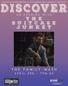 DISCOVER Concert Series Returns April 3 with The Suitcase Junket