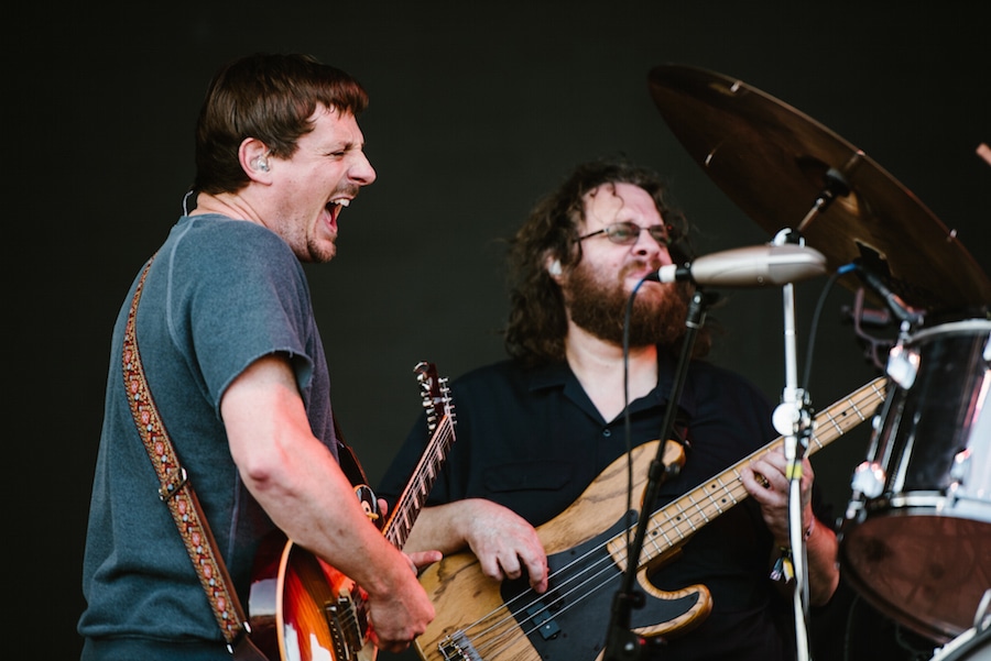 Sturgill Simpson performing on the Mast Stage at Forecastle on Saturday evening. Photo by Kate Cauthen