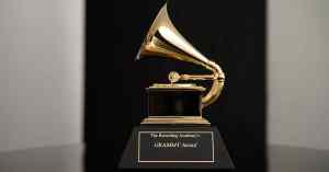 Backstage at the 61st Grammys
