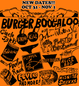 Burger Boogaloo Moves To Halloween Weekend With Same Lineup