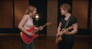 Nashville duo Striking Matches Jam Fiery Licks On Fender’s New Acoustasonic Strat