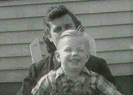 Tom Petty, at around 4 years old, with his beloved Mother, Kitty. | Tom  petty, Petty, Baby toms
