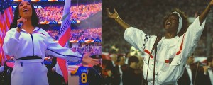 Brandy Channels Whitney Houston, Sings “Star-Spangled Banner” During Pre-Super Bowl Game