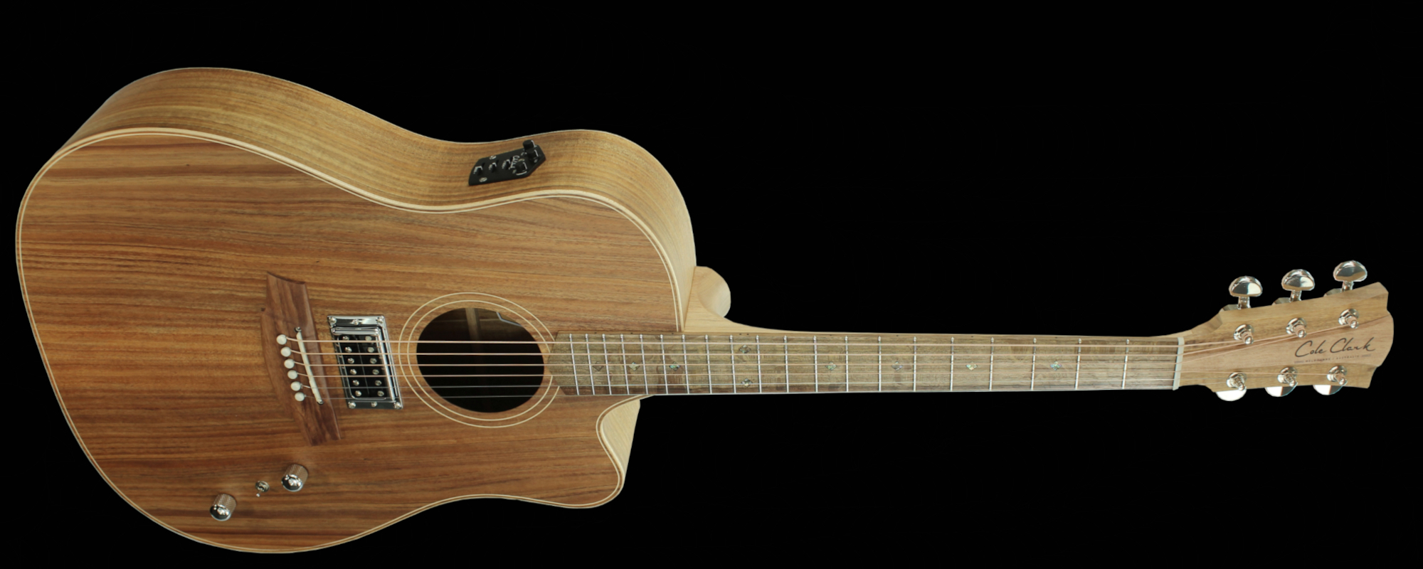 GEAR REVIEW: Cole Clark FL2-EC BLBL HUM Acoustic Guitar - American