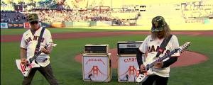 Metallica Perform National Anthem at San Francisco Giants Game