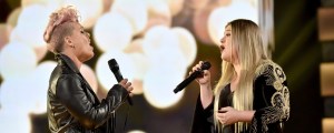Watch: Pink Performs “Please Don’t Leave Me” with Kelly Clarkson