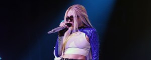 Ava Max Slapped by a Fan Onstage During Los Angeles Show
